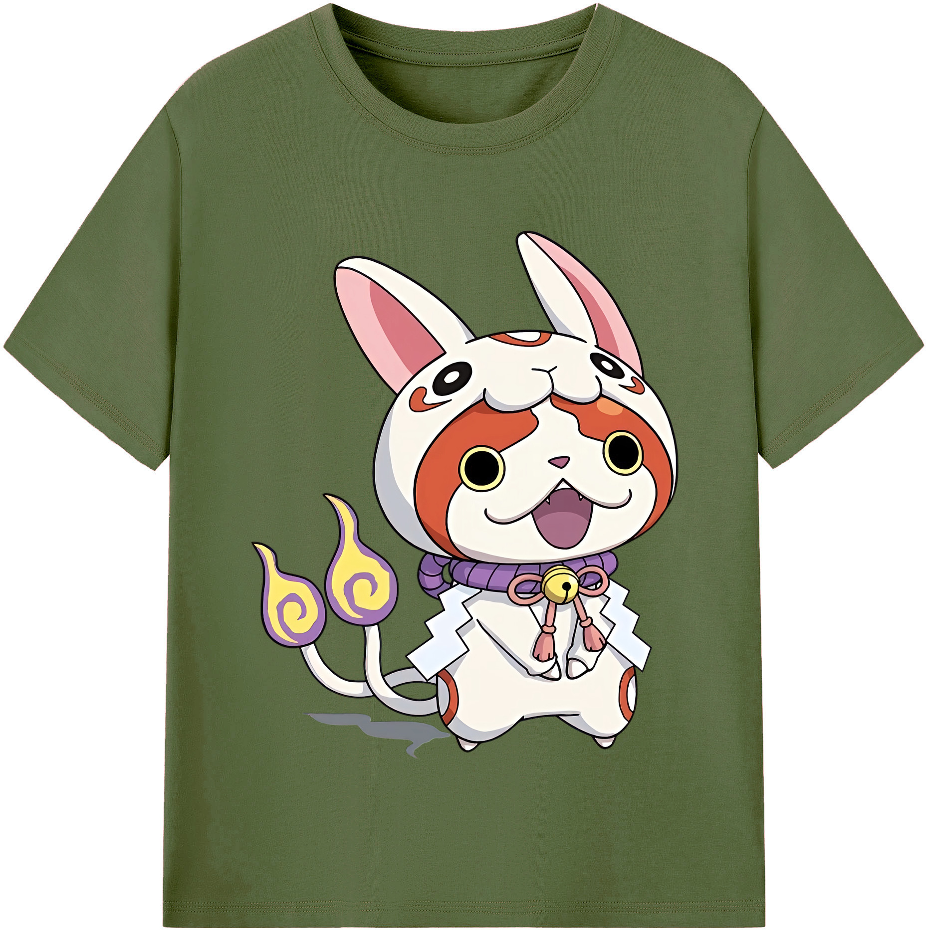 （画像用） 妖怪ウォッチ Yo-kai Watch 綿100％半袖Tシャツ（フロントプリント）